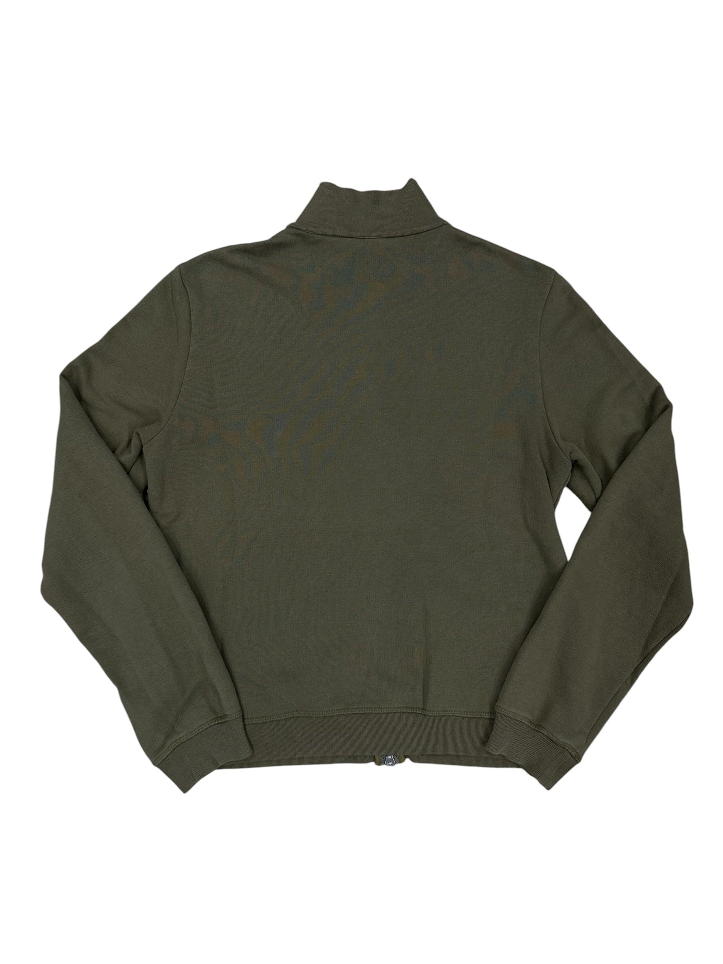 Chaqueta zip verde oliva Prada vintage