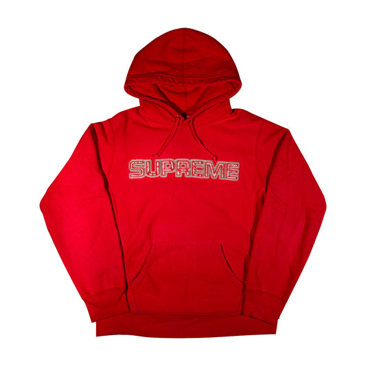 Supreme Perforated Leather Hooded Sweatshirt