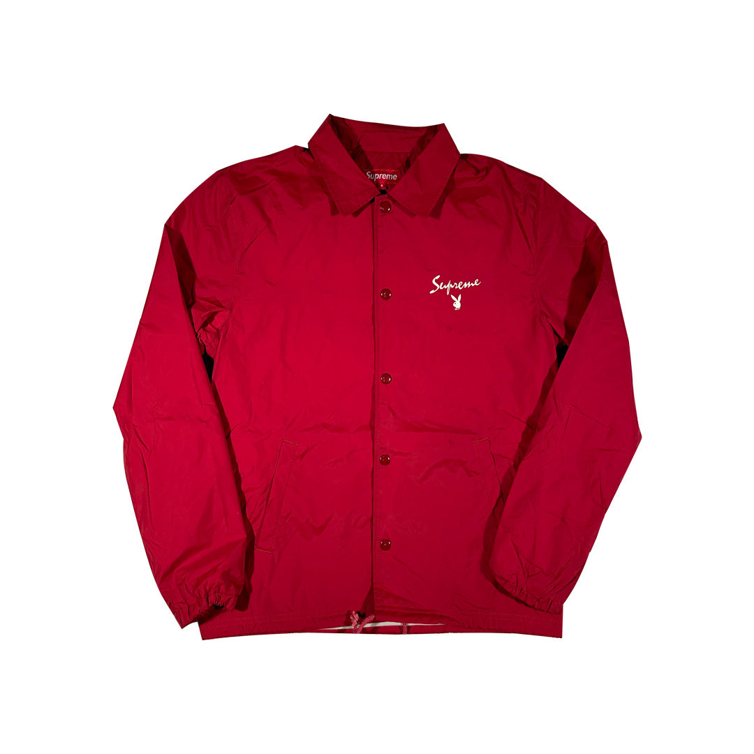 Supreme Playboy Coaches Jacket Red