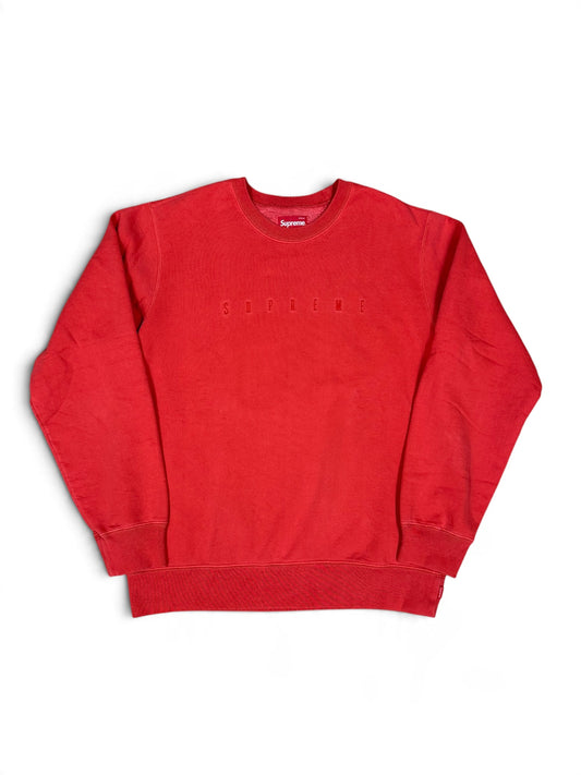Supreme red crewneck