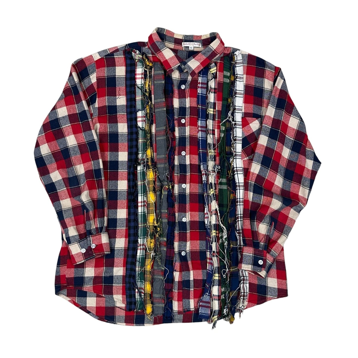 Camisa Needles Rebuild a cuadros patchwork con diseño deconstruido (1 of 1 style)