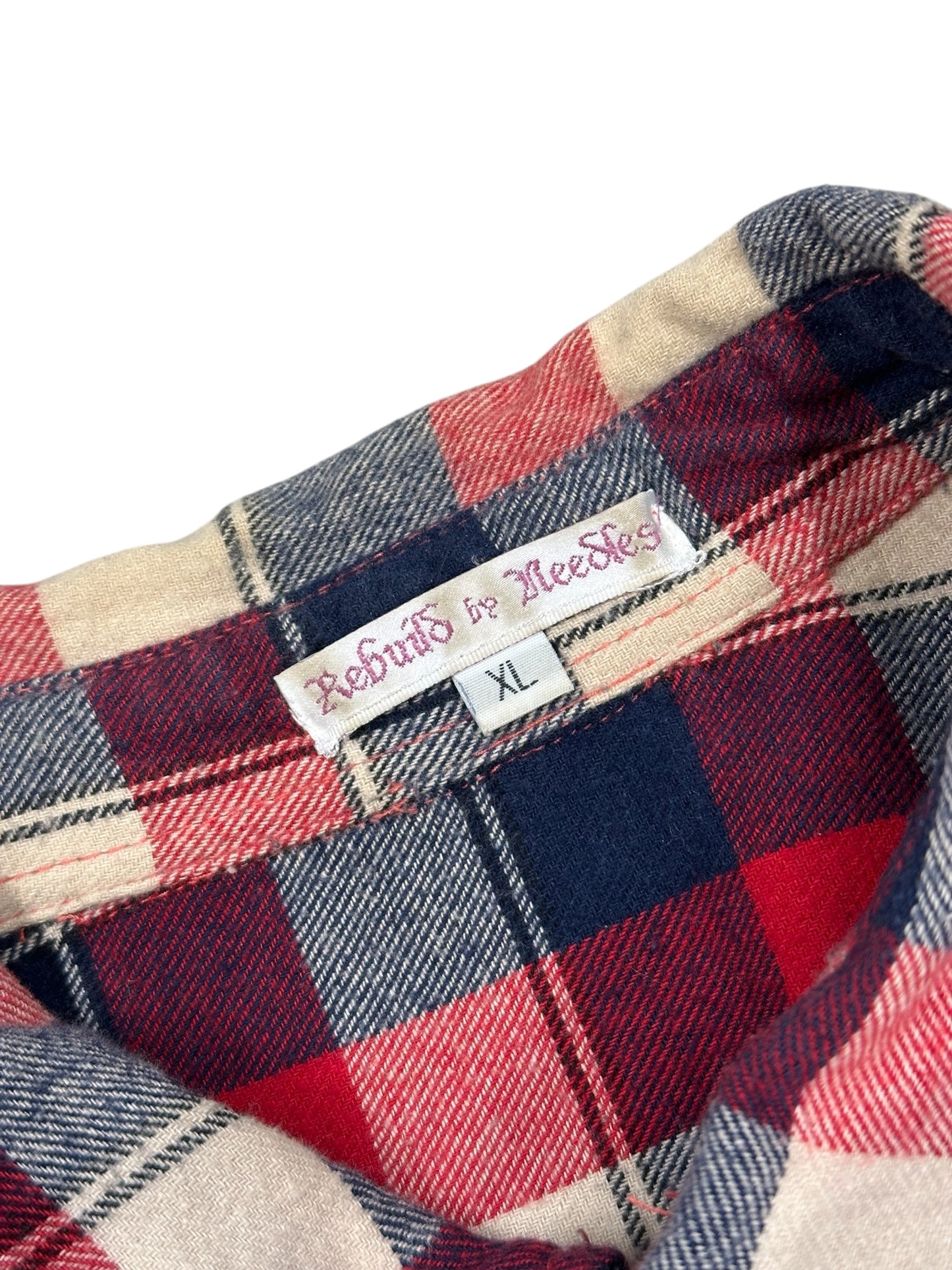 Camisa Needles Rebuild a cuadros patchwork con diseño deconstruido (1 of 1 style)