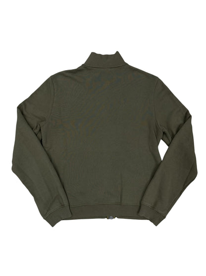 Chaqueta zip verde oliva Prada vintage
