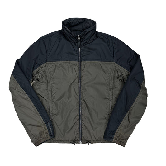 Chaqueta técnica Prada nylon negra reversible / bicolor