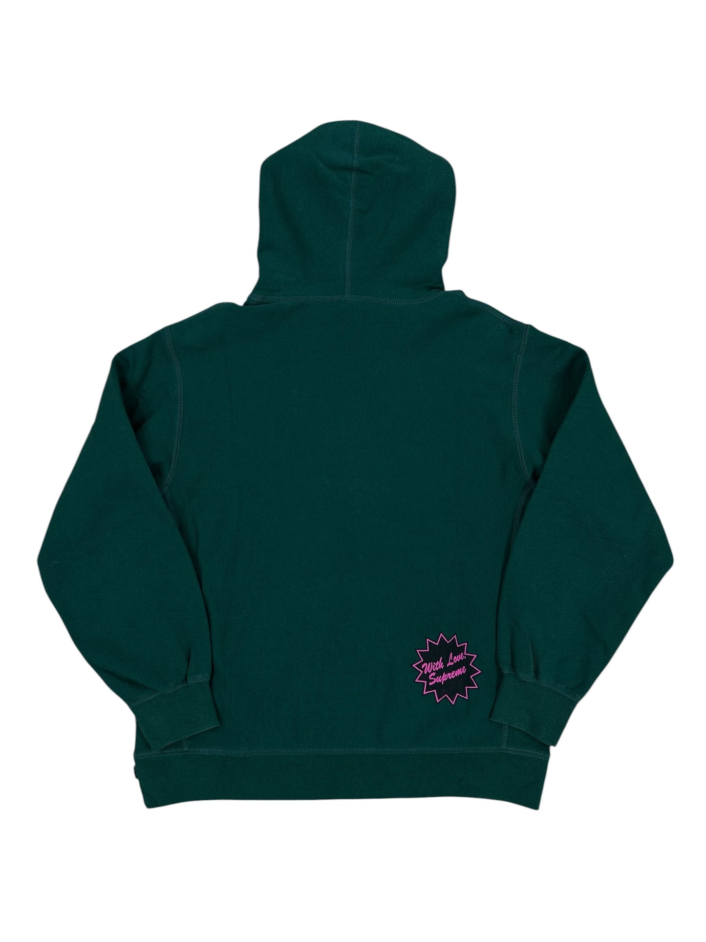 Sudadera con capucha Supreme verde script logo Fuck All